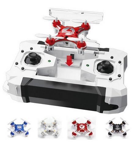 Cheap FQ777-124 Pocket Drone 4CH 6Axis Gyro Quadcopter Drones With Switchable Controller One Key To Return RTF UAV RC Helicopter Mini Drones