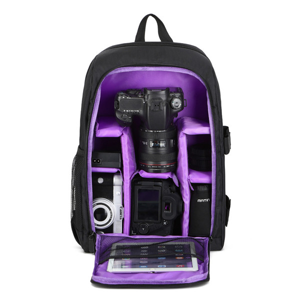 Digital Camera Bag Multi-functional Photo Pad Lens Waterproof Bag Soft DSLR Camera Backpack Video Case Accesssories