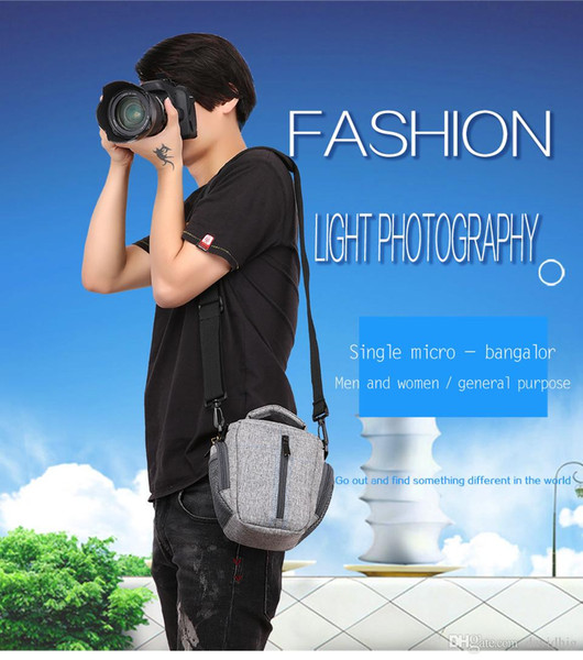 Camera Bags Sling Shoulder Digital DSLR Video Photo Bag Waterproof Canvas Soft Carry Case For Dslr