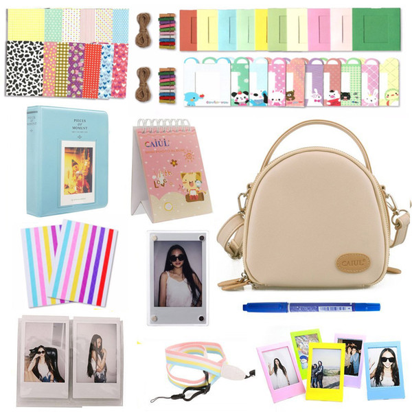 12 in 1 Instax Mini Accessories Camera Case Shell Bag Neck Belt Photo Album Wall Hang Frames Film Frames Mini 8 7S