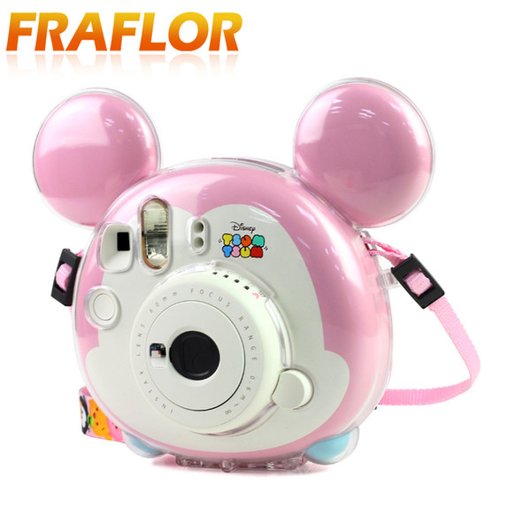 Crystal Clear PC Camera Bag TSUMTSUM/Mini Kitty Camera Bag Photo Protection For Polaroid Instax Shell Anti-scratch