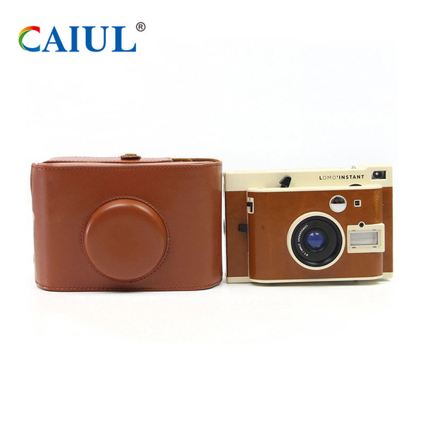 CAIUL Vintage PU Leather bags for Lomography LOMO instant camera Sanremo Li100 Li800w/b/lux/vt/xol/summer/spring shoulder bags