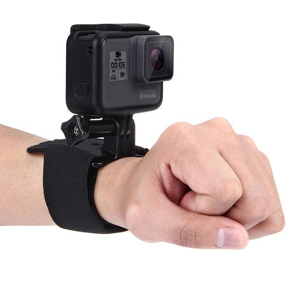 PULUZ Hand Wrist Arm Leg Straps 360-degree Rotation Mount for Gopro SJCAM Xiaomi Yi Action Camera