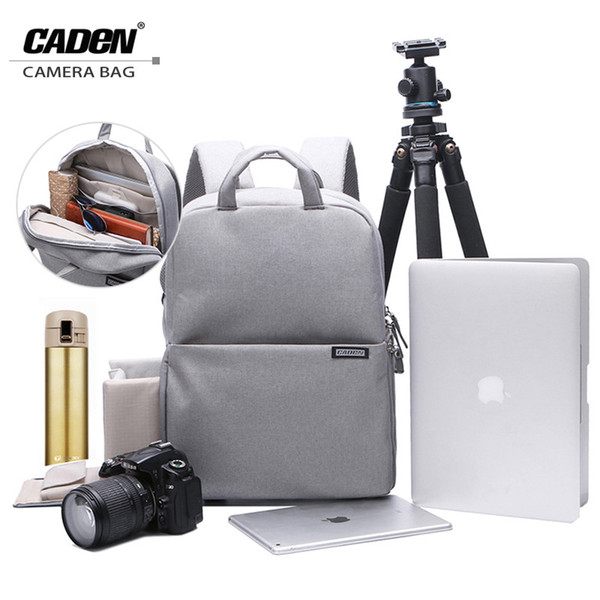 CADEN Backpacks Camera Bags Soft Shoulders Bag Men Women Digital Camera Backpack For Canon Nikon L5