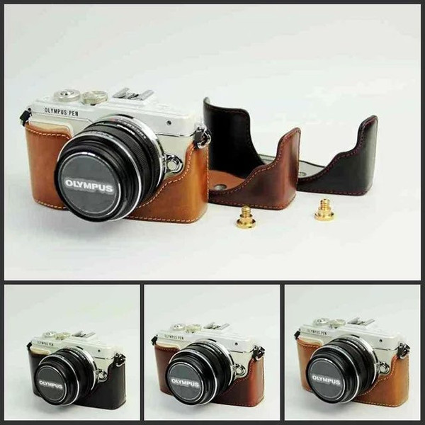 bag for PU Leather Camera Bag for Olympus Pen Lite E-PL7 E-PL8 EPL7 EPL8 Camera Case