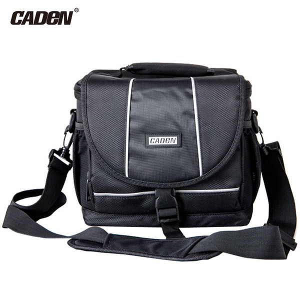 Caden Waterproof Nylon SLR DSLR Camera Storage Bag with Detachable Shoulder Strap for Canon for Nikon Digital Camera Case D2