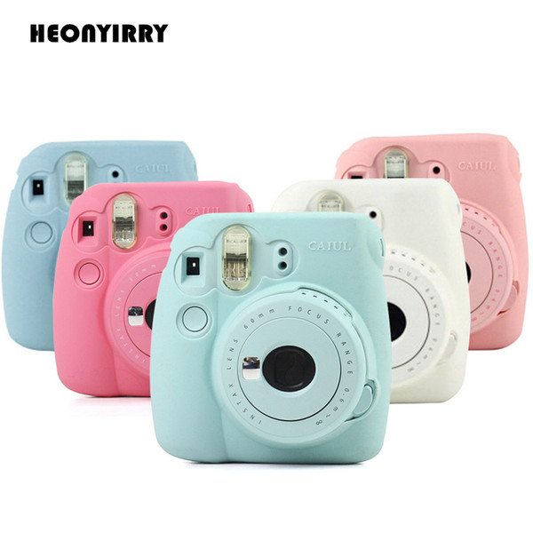 Hot Selling Instant Camera Bag Case for Instax Mini 9 Mini 8 8+ Case Classic Noctilucent Jelly Colors Camera Skin Cover