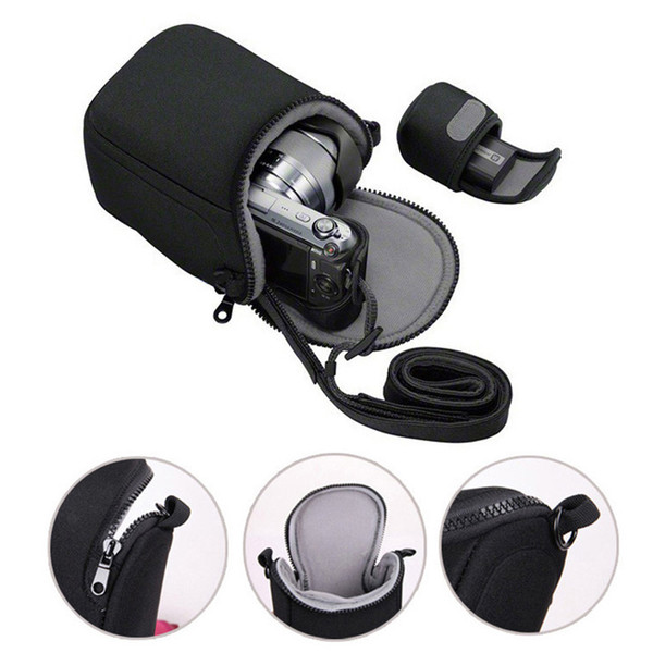 Micro Single Camera For Canon EOS M3 M M2 M6 M10 Micro Single Protective Cover 15-45 18-55mm Lens Shoulder Portable Camera Bag