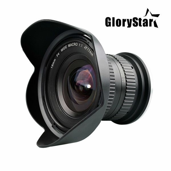 GloryStar 15mm F/4 F4.0-F32 Ultra Wide Angle 1:1 Macro Lens for Canon Nikon Digital SLR DSLR Cameras