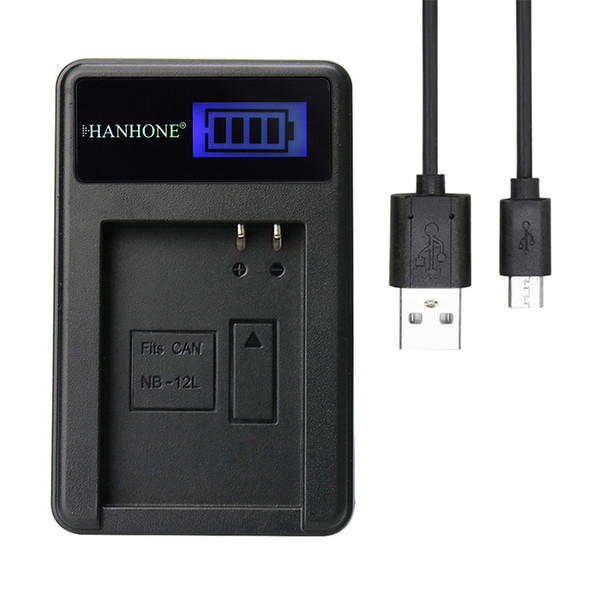 NB-12L Charger LCD USB Battery Charger for G1 X Mark II N100 Cameras G1 X G1X Mark II N100 Battery