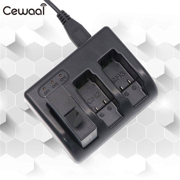 Waterproof Camera Battery Charger Portable Micro USB/Type-C Battery Charger Travel AHDBT-501 for Hero 5