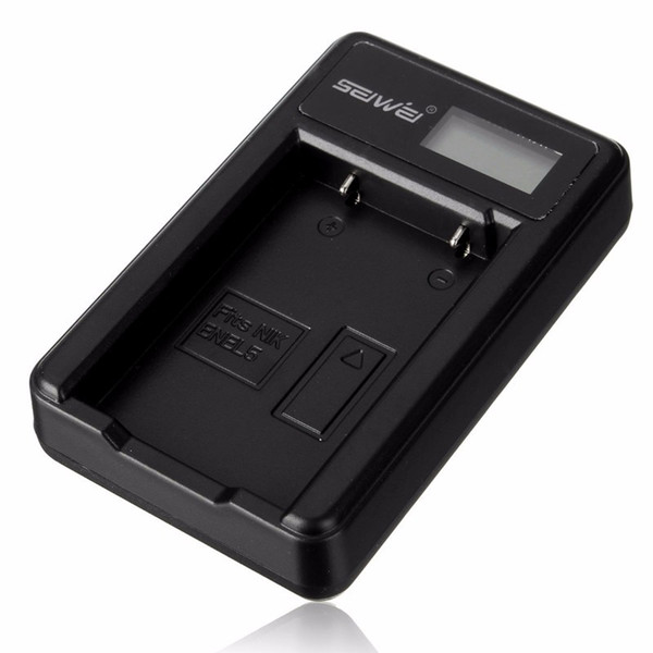 Battery Charger Power Wall Travel LCD Display For EN-EL5 COOLPIX P6000 P5000 P500 P510 P520 3700 4200 5200 5900 7900 P3 P4