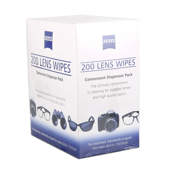 Zeiss Pre-moistened Camera Lens Cleaning Wipes 200 pcs