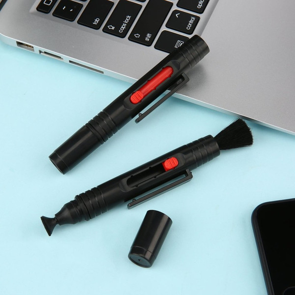 2pcs Camera Lens Cleaning Pen Portable Dust Cleaner Brush Kit for DSLR Cameras Lens Retractable Cleaning Brush