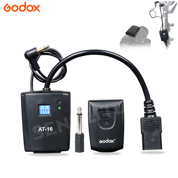 Godox AT-16 3.5mm Wireless Radio Flash Studio Flash Trigger + Receiver for DSLR camera