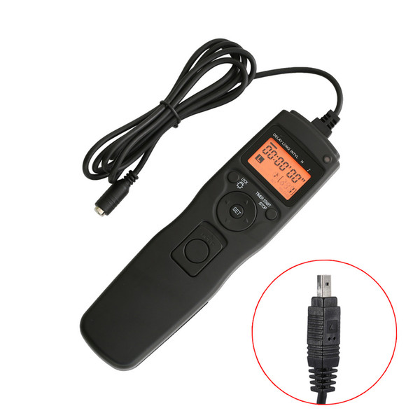 Newly Camera LCD Digital Wired Timer Shutter Release Remote Control For  D80 D70S DSLR Camera N6 Interface eals