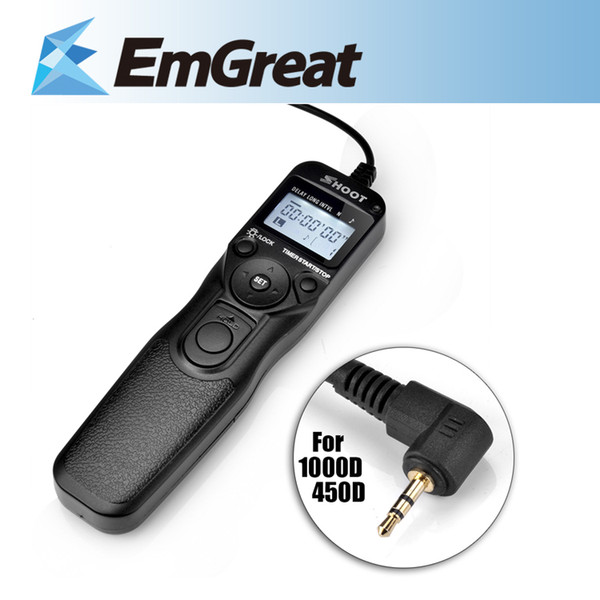wholesale RS-60E3 Selfie Timer Remote Control Shutter Release Cable TC-C1 for Canon 60D 70D 600D 1000D G11 550D 650D 700D 750D 760D
