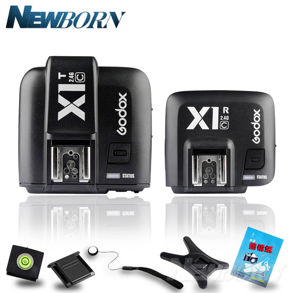wholesale X1C X1T+X1R E-TTL 2.4G Wireless Flash Trigger For Canon EOS DSLR 6D 7D 60D 650D 700D 5DIII TT685C V860C Flash speedlite