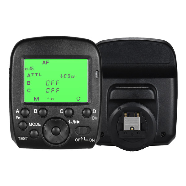 2.4GHz TTL Wireless Flash Trigger Transmitter HSS 1/8000s 4 Group 16 Channel LCD Display for Sony A77II A7RII A58 A99 ILCE600L