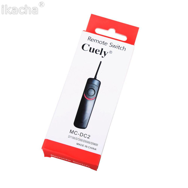 10pcs MC-DC2 Remote Shutter Release Switch Cord Cable for D3200 D7100 D7000 D90 D5200 D5100 D5000 Camera