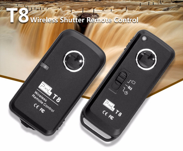 wholesale T8 2.4G FSK Wireless Timer Remote Shutter Release Control Cable For Canon Nikon Sony Pentax Samsung Contax Cameras