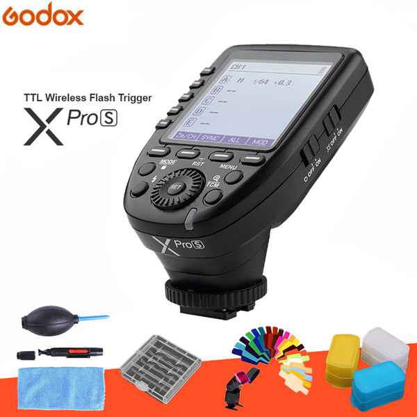 Godox xpro Xpro-S XPros TTL Wireless Flash Trigger 1/8000s 11 Customizable Functions for Godox TT685S V860II-S TT600S