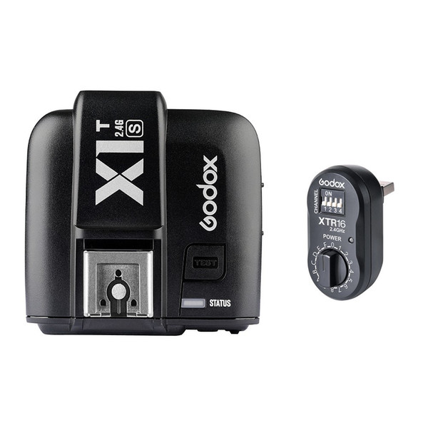 Godox TTL X1T-S + XTR-16 2.4G Wireless Studio Flash Trigger or Speedlite for AD360 AD180 DE300