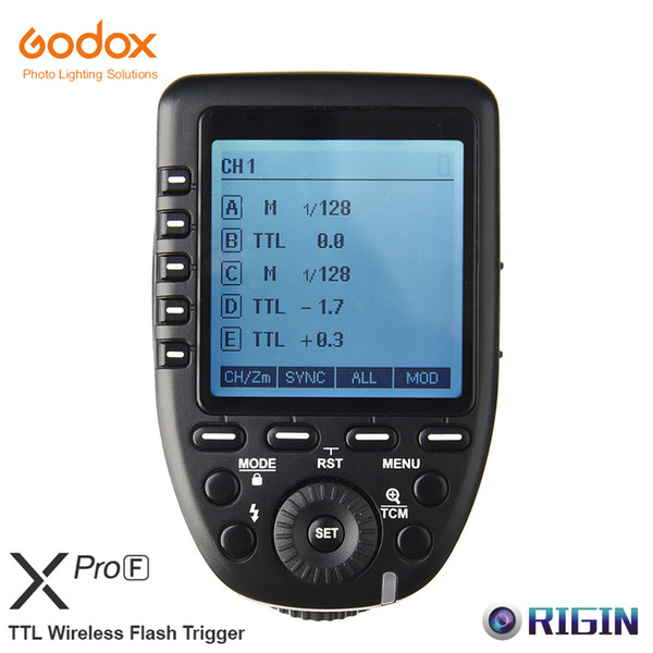 In th Stock!!! New Arrival Godox L II 2.4G Wireless X system High-speed with Big LCD Screen Transmier Xpro-F For Fuji