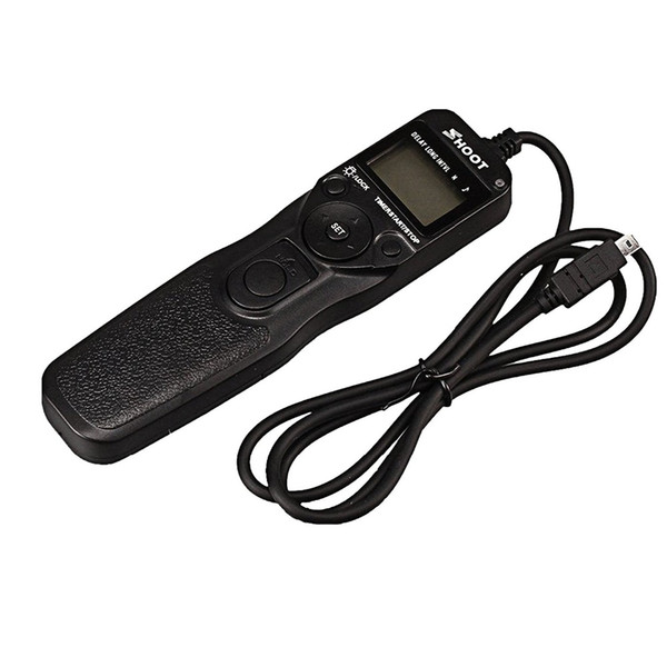 SHOOT MC-DC2 LCD Timer Shutter Remote Release Control Cord Trigger for  D7500 D7200 D7100 D7000 D750 D610 D600 D3300 D5600