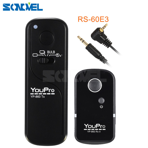 Wireless Shutter Release Remote Control RS-60E3 For  Rebel T7i T6i T6S T5 T5i T4i T3i T3 T2i EOS M5 M6 60Da 70D 550D 500D