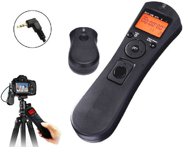 JINTU 2.4G Wireless Timer Remote Shutter Release RS-60E3 for  EOS 450D 550D 650D 700D 750D 760D 77D 800D 60D 70D 80D 1300D