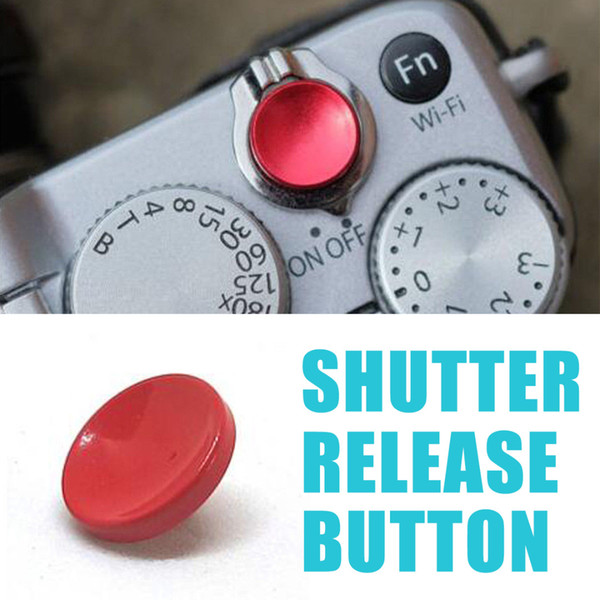 New Arrival 1pc 11mm Camera Red Shutter Release Button Concave For Fuji X20 XPRO2 XT10 XT20