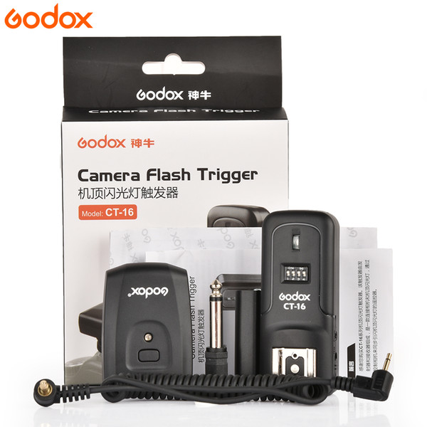 Godox CT-16 16 Channels Wireless Video Flash Trigger Transmitter + Receiver Set for Pentax Studio Flash