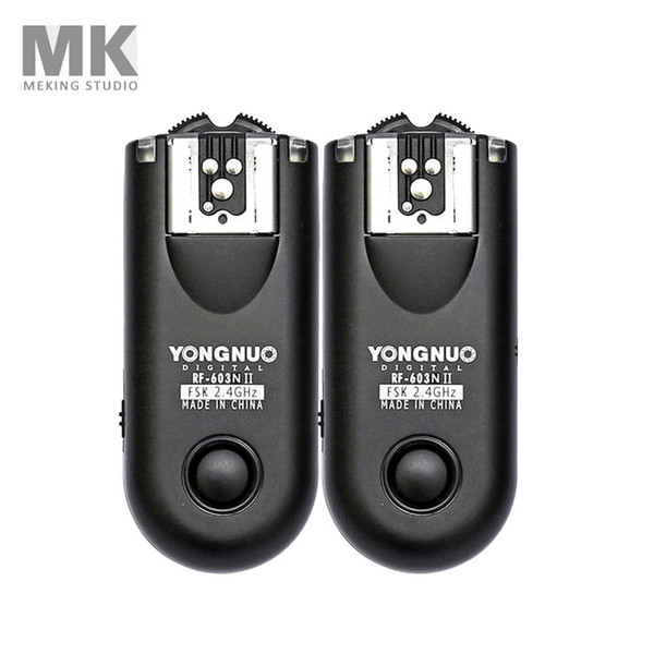 Yongnuo RF 603 II N3 Flash trigger RF603 Shutter Release Remote tranceiver for D90 D600 D7100 D5100 D3100 D3000 YN-560IV