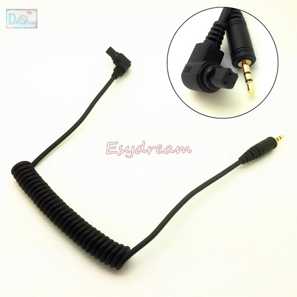 2.5mm Remote Shutter Release Cable Connecting Cord For 7D MARK II 50D 7D 6D 5D Mark IV III II 1DX As 3C C3 N3 Cable A