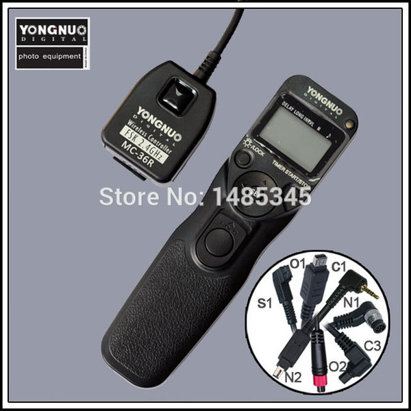 Yongnuo MC-36R C1, Yongnuo Wireless Timer Remote Control Shutter Release MC-36R MC36R for 1000D/450D/400D/350D/300D