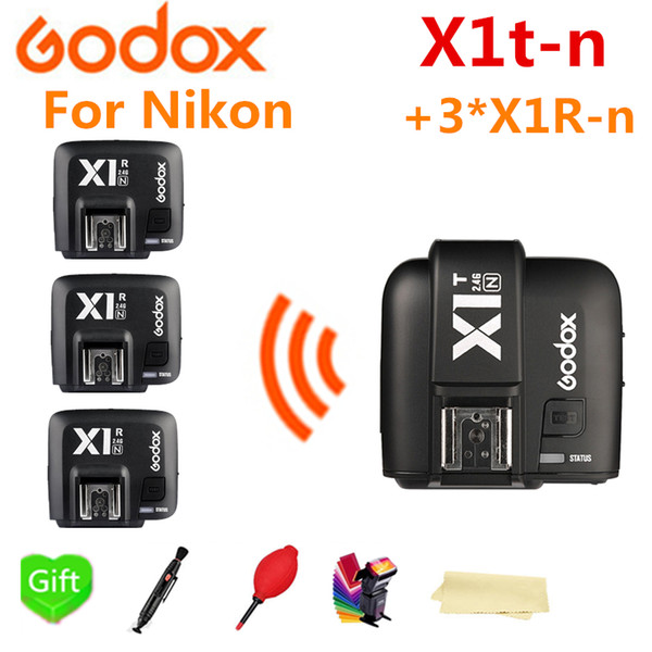 Godox X1T-N 2.4 G Wireless TTL HSS Flash Trigger Transmitter for  + 3* X1R-N Receiver For GODOX V860II-N TT685-N TT600