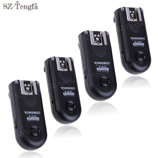 2 Sets Yongnuo RF-603II N3 Wireless Flash Trigger Shutter release for