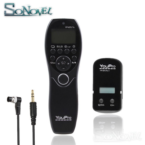 2.4G Wireless Timer Remote Control Shutter Release for  D850 D810a D800E D700 D500 D300s D200 D5 D4 D4s D3x MC-DC0 MC-30