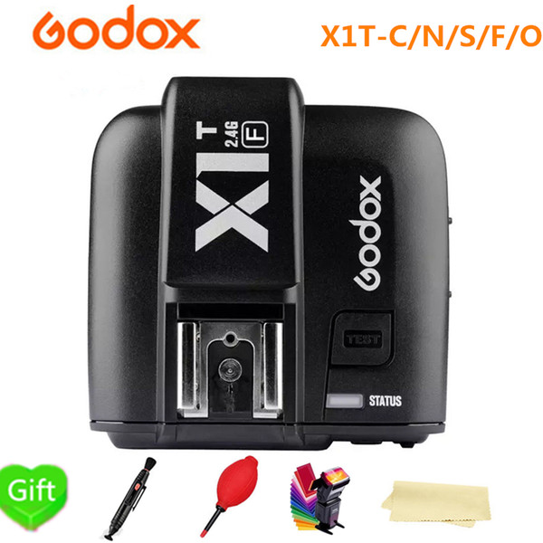 wholesale X1T-F X1T-C X1T-S X1T-O X1T-N 2.4G Wireless TTL HSS Flash Trigger Transmitter for Canon Nikon Sony Fujifilm Olympus Camera