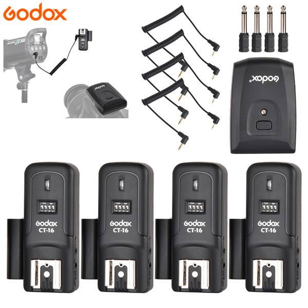 wholesale CT-16 16 Channels Wireless Radio Flash Trigger Transmitter + Receiver Set for Canon Nikon Olympus Pentax Studio Flash