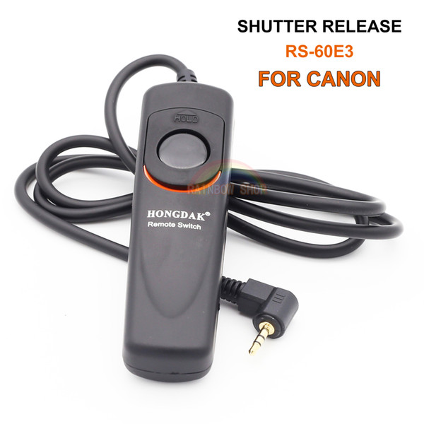 RS-60E3 Shutter Release Hongdak Remote Control cord for  500d 450d 700D 650D 550D 60D 600d G1X/G15/G12