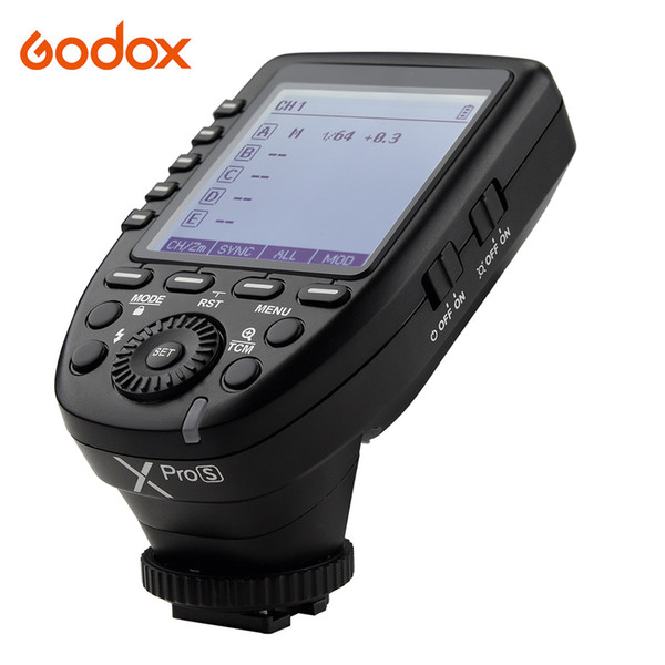 Godox XproS Xpro-S XPro s TTL Wireless Flash Trigger 1/8000s HSS LCD Screen Transmitter for  TTL TT685S V860II-S DSLR Camera