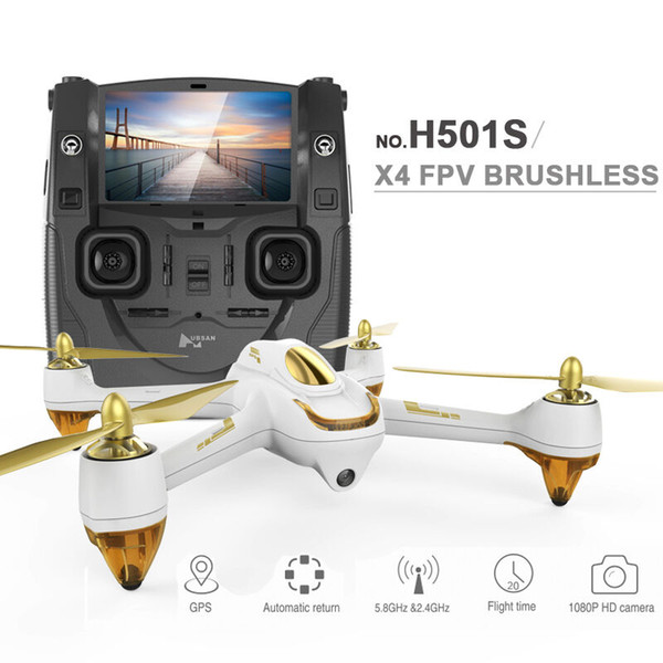 Hubsan H501S Quadcopter GPS FPV RC Drone 1080P HD Camera 6-Axis Gyroscope LED