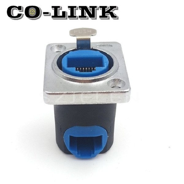 5pcs/ lot RJ45 Waterproof Connector Ourdoor RJ45 Jack Ethernet Plug Socket for Network Wall Jack female 90° RJ45