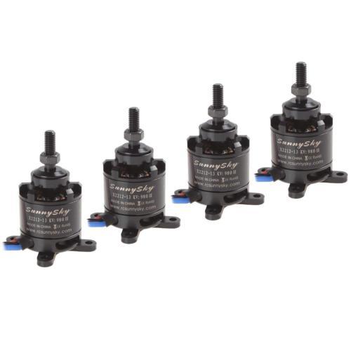 4x Genuine Sunnysky X2212 980KV Brushless Motor for RC Quadcopter DJI F450 S500