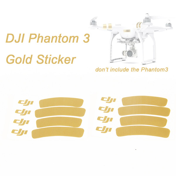 Wholesale- 2Pcs/Lot Decoration Strip Sticker For DJI Phantom 3 Decal Skin Ring Logo Sticker Drone with Camera RC Quadcopter Low Shipping