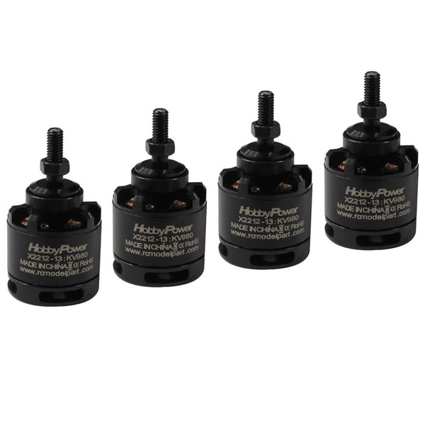 4x Hobbypower X2212 980KV Brushless Motor for DJI F450 S500 X525 X550 Quadcopter