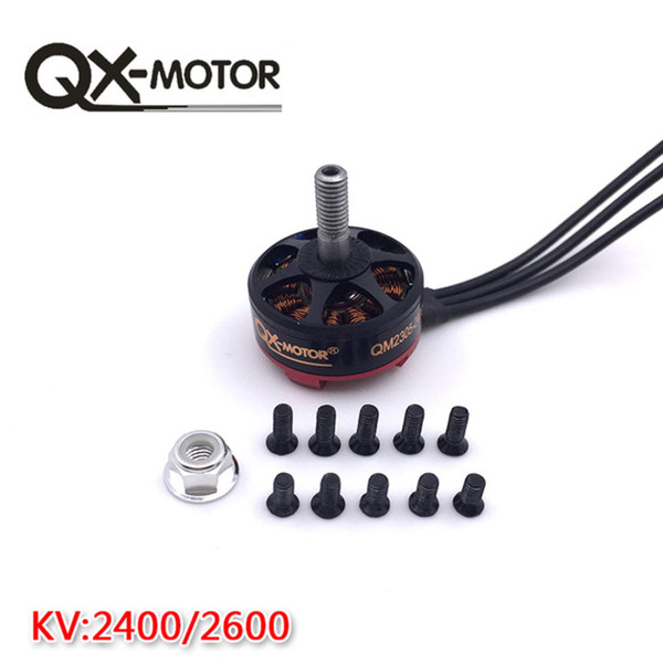 QX-MOTOR DIY Drone Parts High Quality QM2305 2400KV / 2600KV Brushless Motor 3-5S for200 210 220 250 RC Frame Kit Wholesale