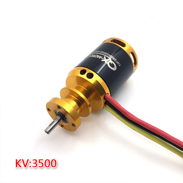 QX MOTOR brushless motor 2822 3500KV 4S Lipo for 12 blades impeller fan 64mm EDF RC aircraft